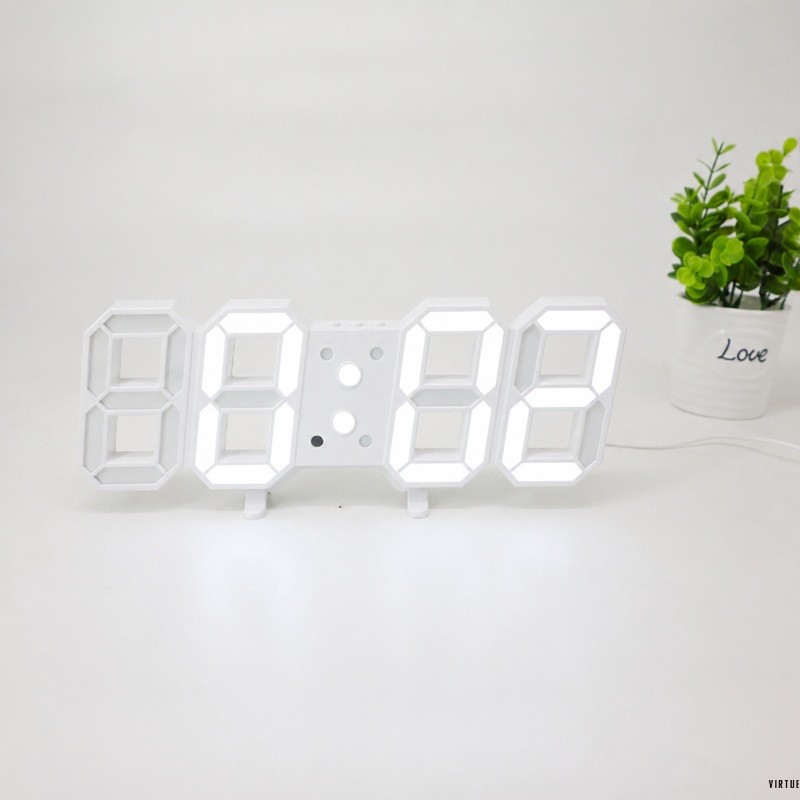Dimmable LED Digital Alarm Clock With Remote